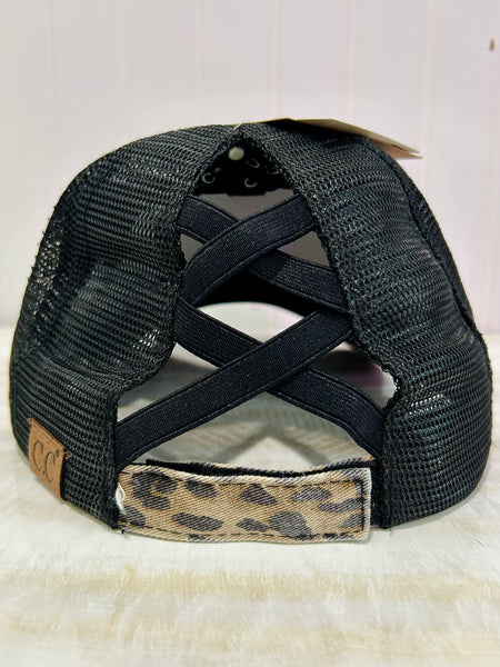 Distressed CC Baseball Cap Collection -  Leopard
