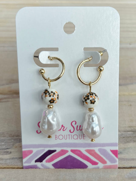 Pearl Blossom Earrings