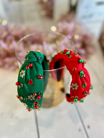 Jeweled Holiday Headband