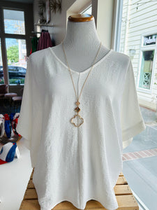 Ray of Sunshine Top - Off White