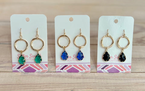 Teardrop Drop Earrings