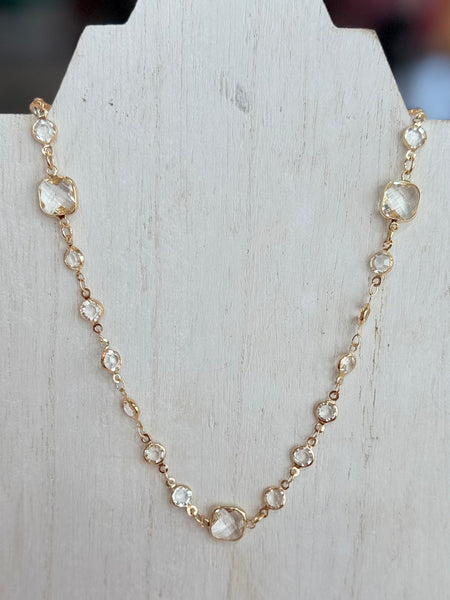Endless Sparkle Necklace - Gold