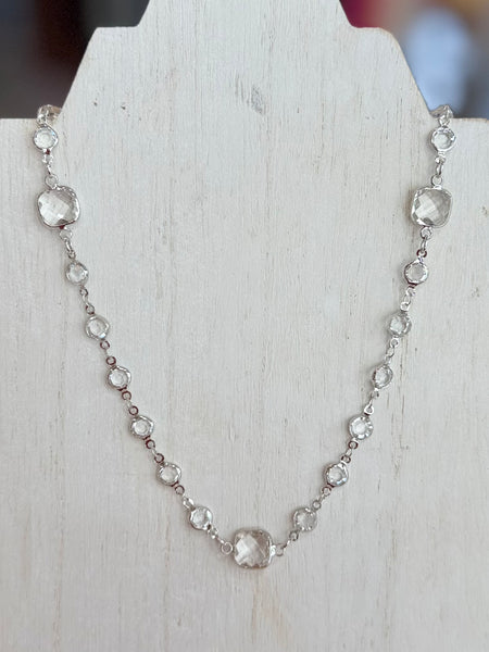 Endless Sparkle Necklace - Silver