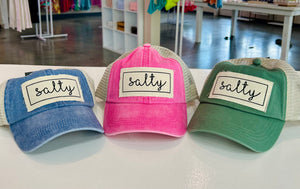 Salty Distressed Baseball Cap Collection