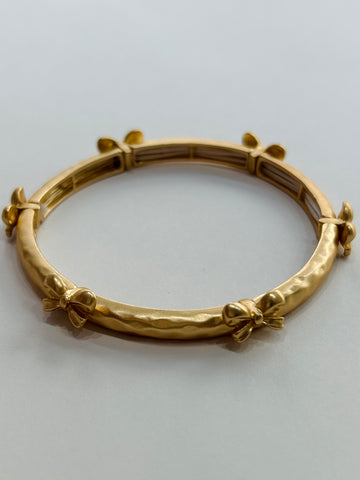 Bangle Bracelet with Bows