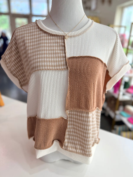 Simple Pleasures Top - Taupe
