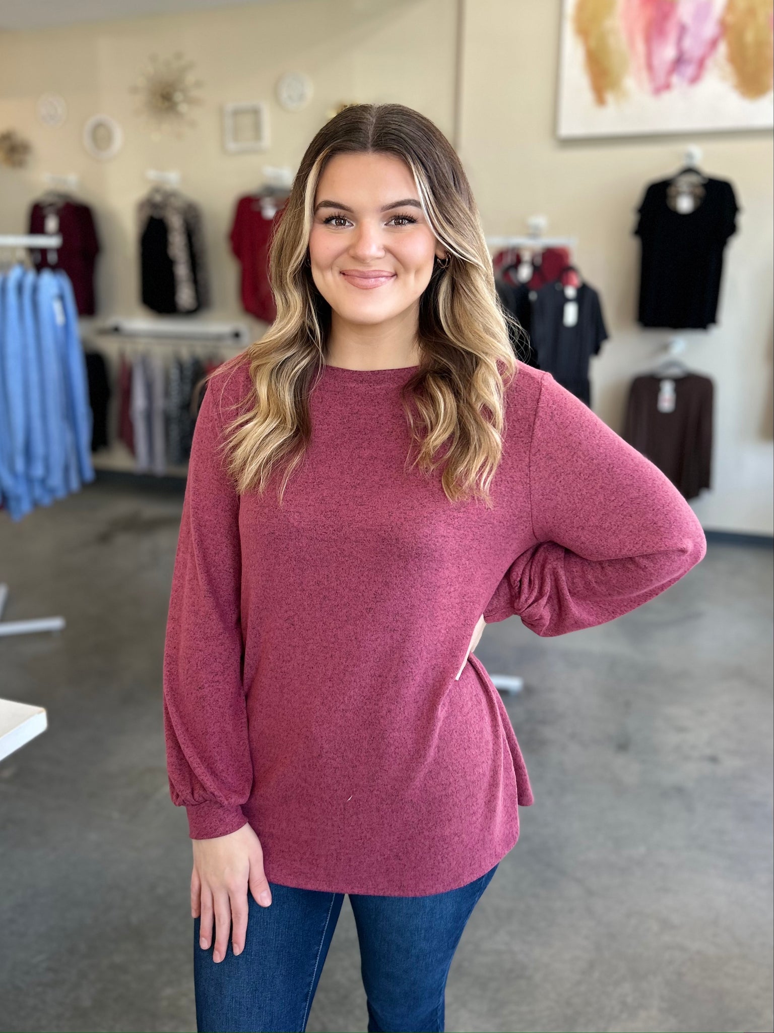 Effortless Style Top - Pink