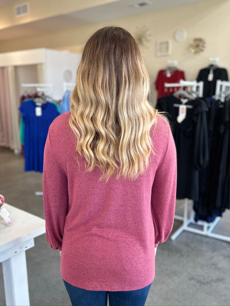 Effortless Style Top - Pink