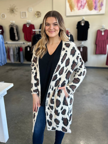 Good Days Leopard Cardigan