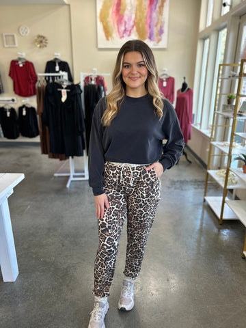 Leopard Printed Joggers