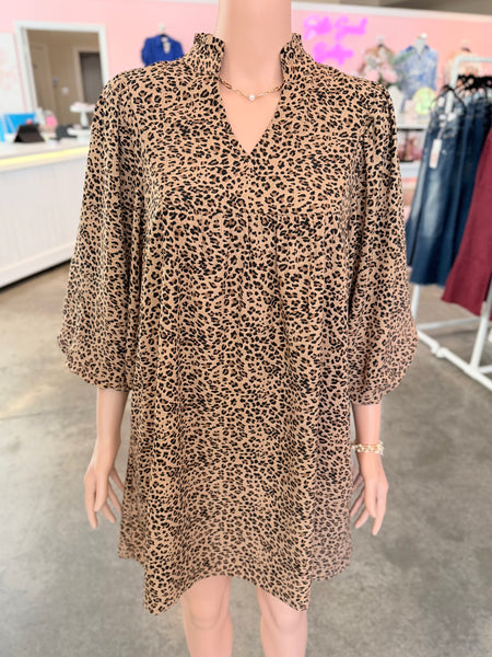 Wildflower Leopard Dress