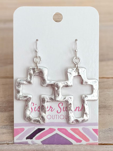 Faithful Moments Earrings - Silver