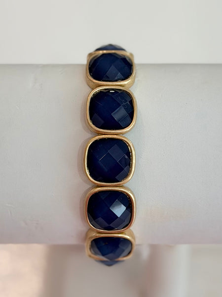 Modern Edge Bracelet - Navy