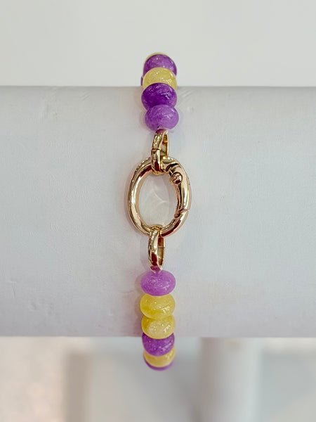 Game Time Bracelet - Purple/Yellow