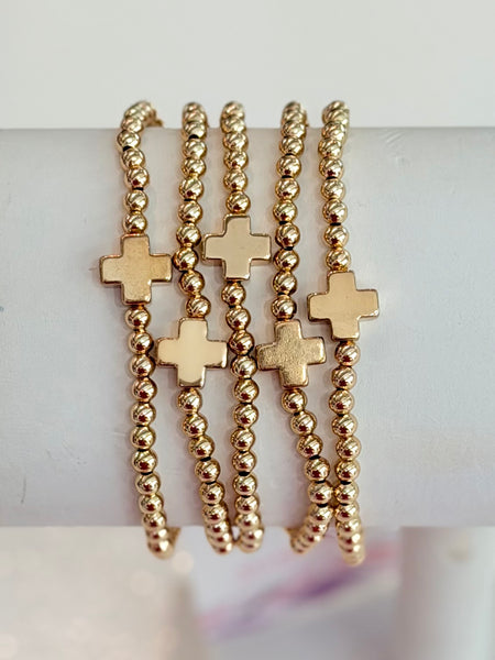 The Keepsake Cross Set - Gold