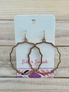 Ripple Effect Drop Earrings