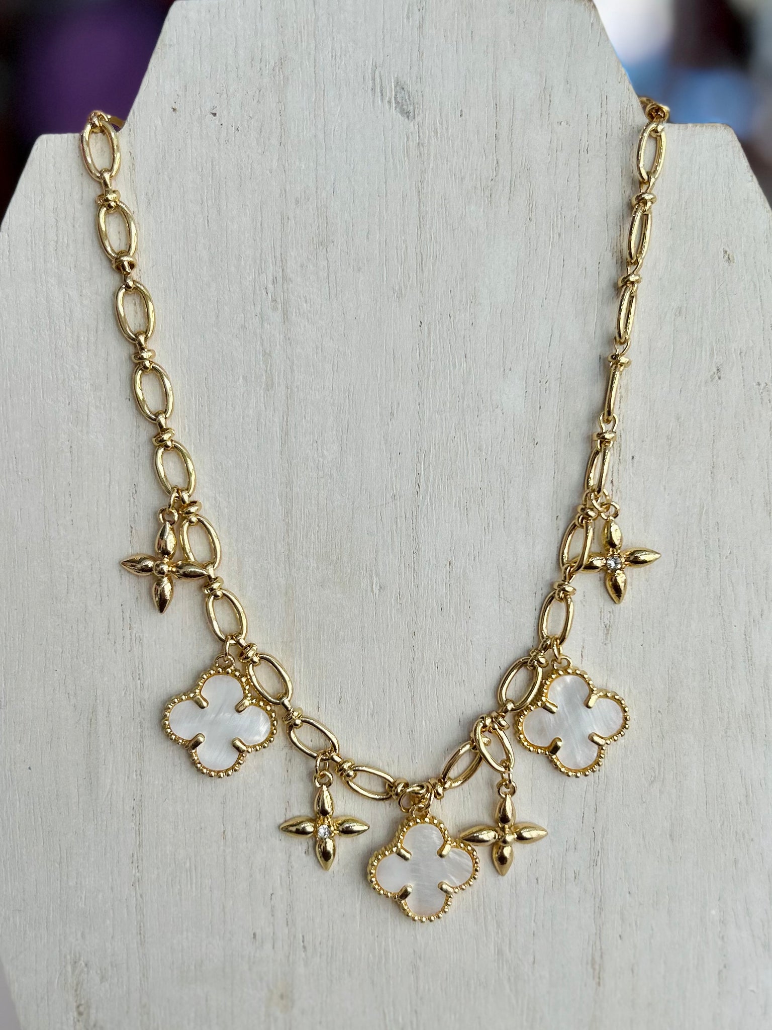 Lucky Star Chain Necklace - Gold