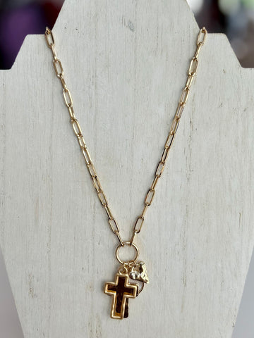 Pearl & Promise Necklace - Gold