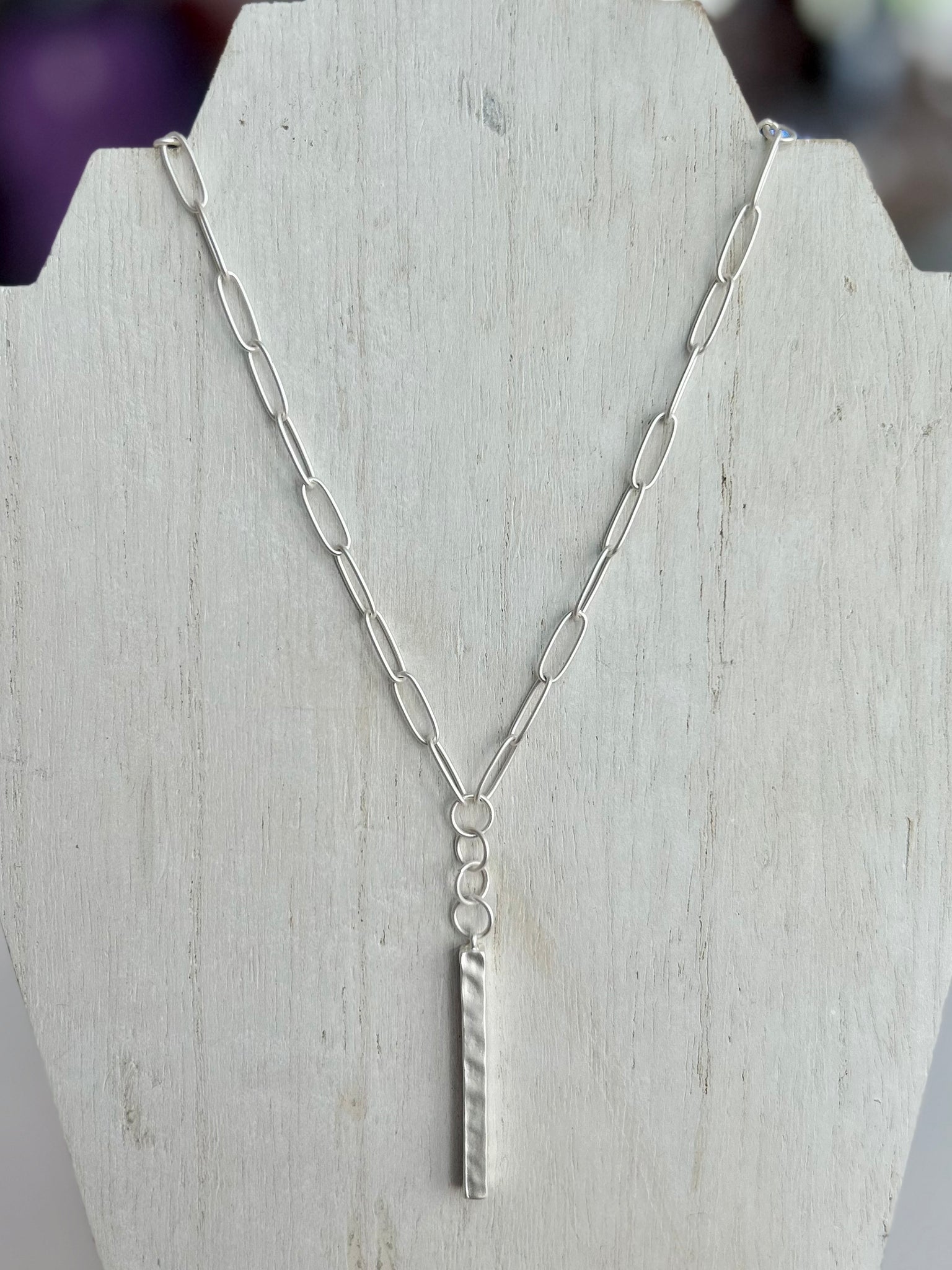 Simple Grace Necklace - Silver