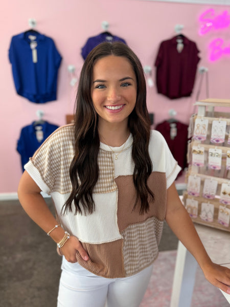 Simple Pleasures Top - Taupe