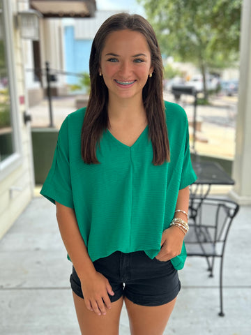 Ray of Sunshine Top - Green