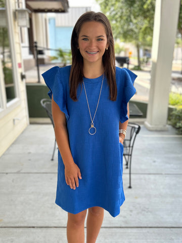 Always Right Dress - Royal Blue