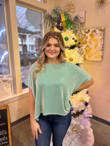 Let Them Know Top - Green