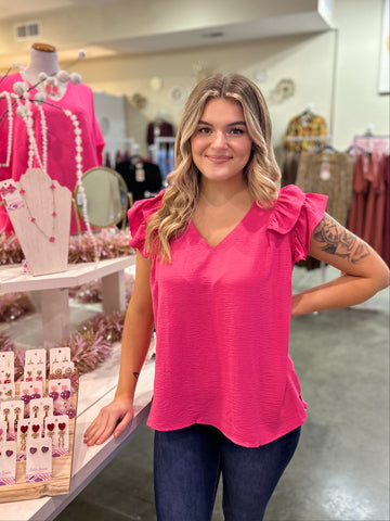 Let Me Adore You Blouse - Pink