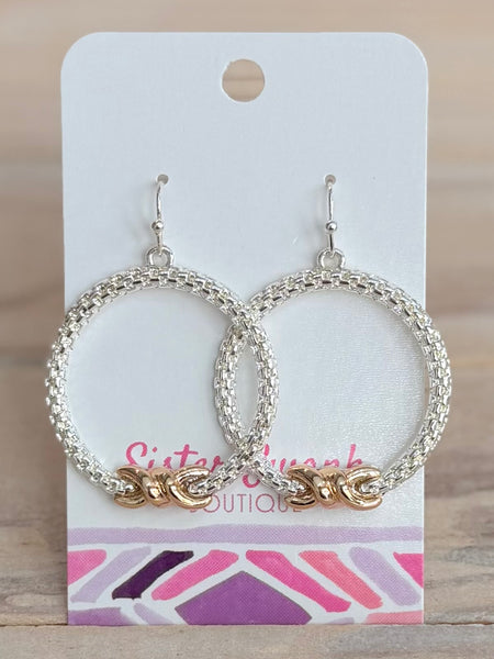 Knot So Basic Hoop Earrings