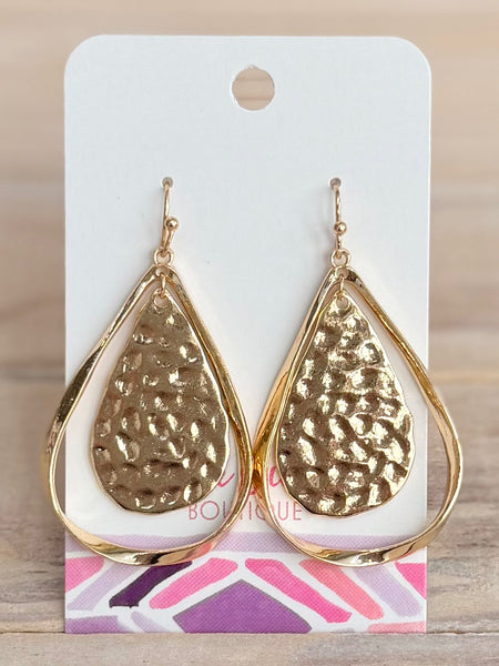 Perfect Pair Drop Earrings - Gold