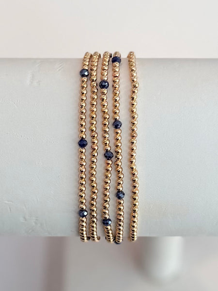 Sweet Little Stack Bracelets - Blue