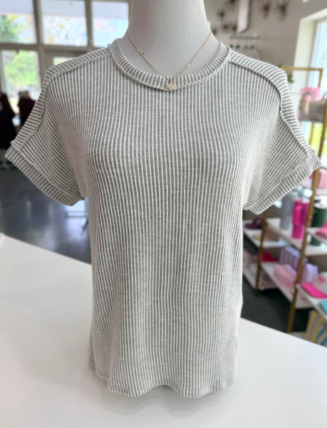 Soft Spot Top - Grey
