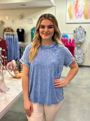 Weekend On The Coast Top - Blue