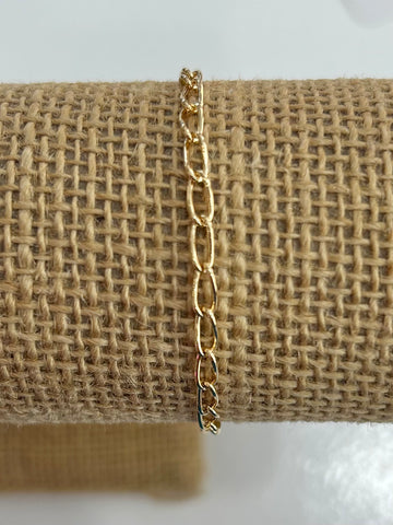 Simple Gold Chain Bracelet