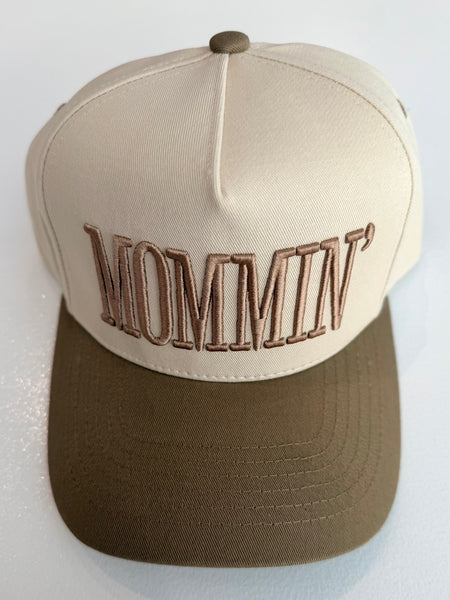 Mommin' Baseball Cap - Beige