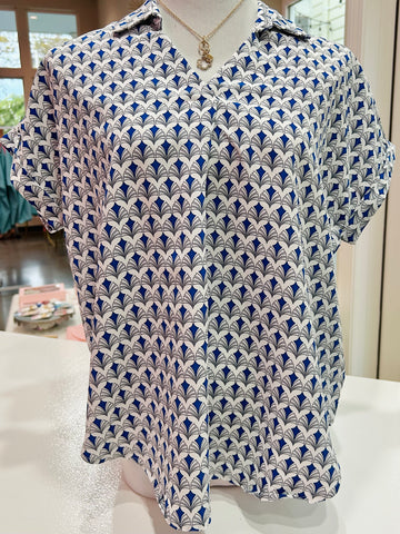 Coastal Breeze Top - Blue