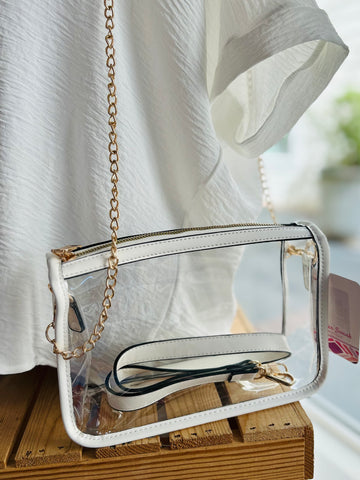 Clearly Cute Purse - White