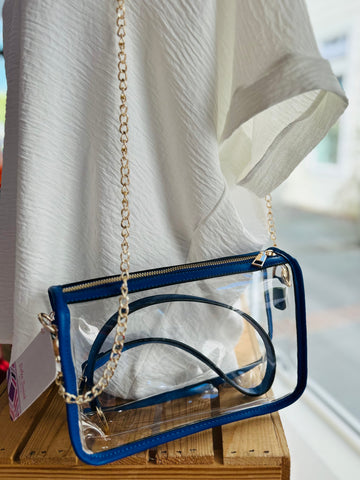 Clearly Cute Purse - Blue