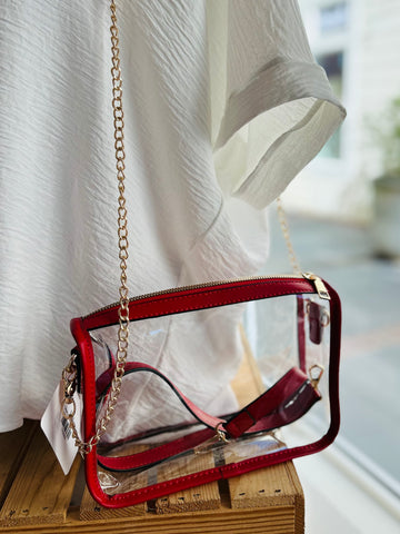 Clearly Cute Purse - Red