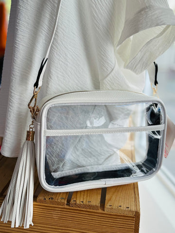 Stadium Clear Crossbody - White