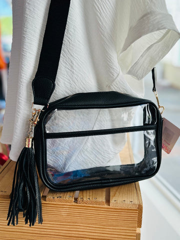 Stadium Clear Crossbody - Black