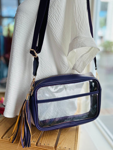 Stadium Clear Crossbody - Purple