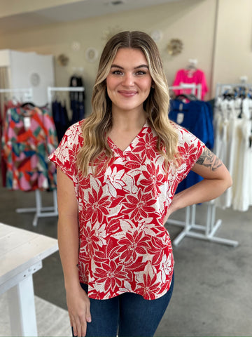 Hard To Resist Blouse - Red