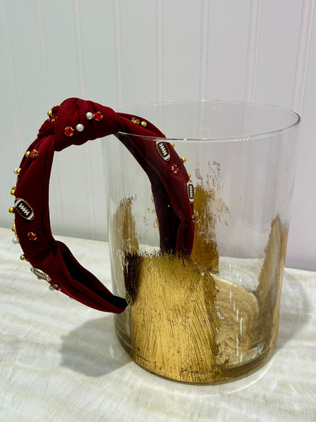 Friday Night Lights Headband - Maroon