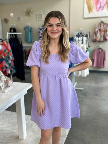 Hard To Ignore Dress - Lavender