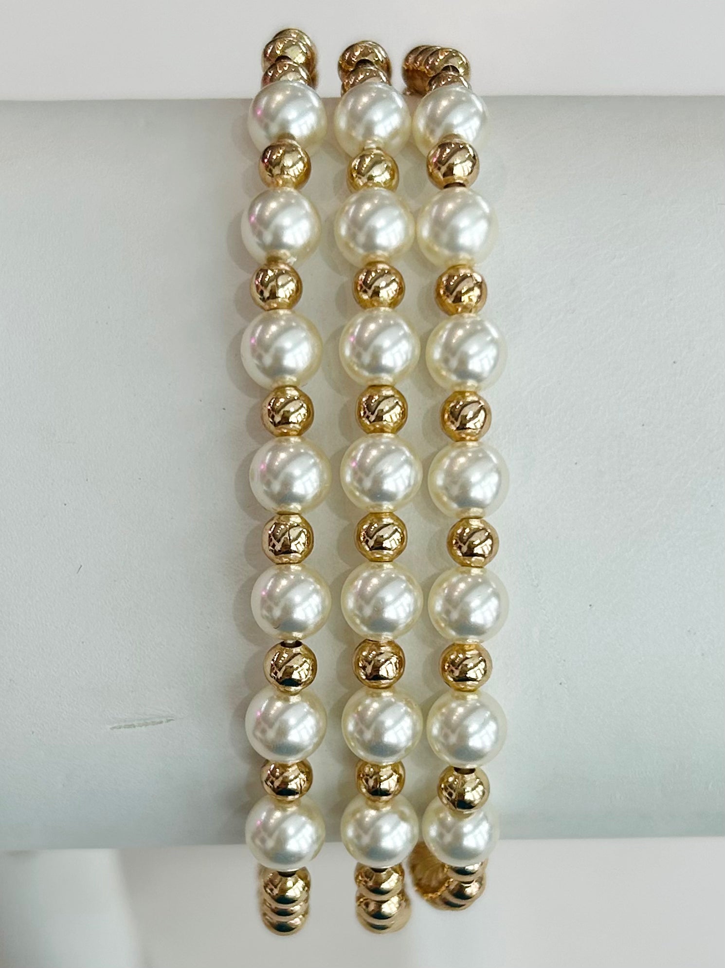 Pearl Dreams Bracelet Set - Gold