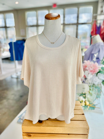 Let Them Know Top - Beige