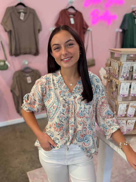 Paisley Days Blouse