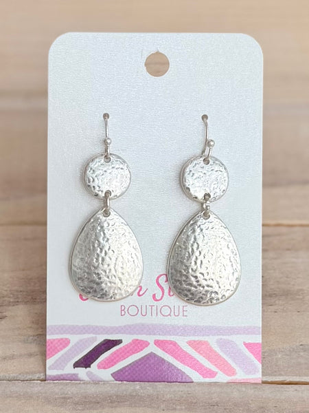 Darling Drop Earrings - Silver