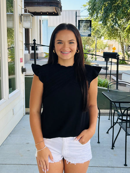 Everyday Elegance Blouse - Black